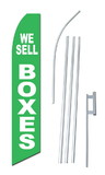 NEOPlex SWF-081-4PL-SGS We Sell Boxes Green Swooper Flag Kit