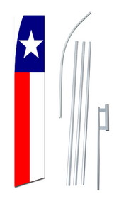 NEOPlex SWF-098-4PL-SGS Texas Swooper Flag Kit