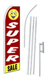 NEOPlex SWF-102-4PL-SGS Super Sale Red Swooper Flag Kit
