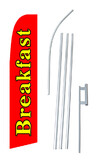 NEOPlex SWF-141_4PL_SGS Breakfast Red Swooper Flag Kit