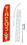 NEOPlex SWF-182-4PL-SGS Tacos Red Swooper Flag Kit