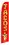 NEOPlex SWF-182 Tacos Red Swooper Flag