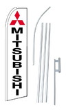 NEOPlex SWF-MITSUBISHI-4PL-SGS Mitsubishi White Swooper Flag Kit