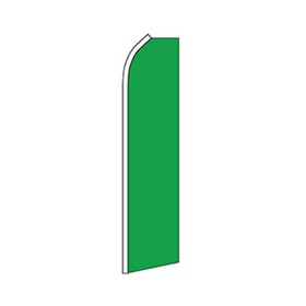 NEOPlex SWFN-1015G Solid Green Swooper Flag