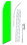 NEOPlex SWFN-1015LG-4PL-SGS Solid Lime Green Swooper Flag Kit