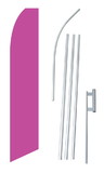 NEOPlex SWFN-1015P-4PL-SGS Solid Pink Swooper Flag Kit