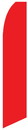 NEOPlex SWFN-1015R Solid Red Swooper Flag