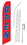 NEOPlex SWFN-1017C-4PL-SGS Open Red & Blue Swooper Flag Kit