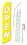 NEOPlex SWFN-1017D-4PL-SGS Open Yellow Swooper Flag Kit