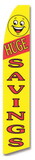 NEOPlex SWFN-1051 Huge Savings Yellow Swooper Flag