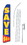 NEOPlex SWFN-1053B-4PL-SGS Save Blue Swooper Flag Kit