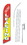NEOPlex SWFN-1059-4PL-SGS Now Leasing Red & Yellow Swooper Flag Kit