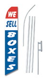 NEOPlex SWFN-1063-4PL-SGS We Sell Boxes R/W/B Swooper Flag Kit