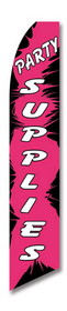 NEOPlex SWFN-1066 Party Supplies Pink & Black Swooper Flag