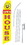 NEOPlex SWFN-1069C-4PL-SGS Open House Smiley Yellow Swooper Flag Kit