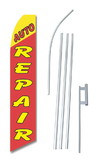 NEOPlex SWFN-1073-4PL-SGS Auto Repair Red/Yellow Swooper Flag Kit