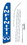 NEOPlex SWFN-1325A-4PL-SGS Infiniti Blue Swooper Flag Kit