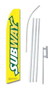 NEOPlex SWFN-1500A-4PL-SGS Subway Swooper Flag Kit