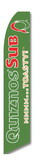 NEOPlex SWFN-1501A Quiznos Sub Green Swooper Flag