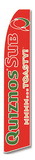 NEOPlex SWFN-1501B Quiznos Sub Red Swooper Flag