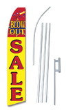 NEOPlex SWFN-BLOWOUT-4PL-SGS Blowout Explosion Sale Swooper Flag Kit