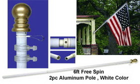 NEOPlex SWP-10 6' Spin Free Flag Pole
