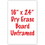 NEOPlex WNW-1624 16" X 24" Unframed Dry Erase Board