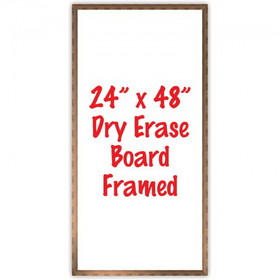 NEOPlex WNW-2448-F 24" X 48" Framed Dry Erase Board