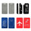 Muka Pattern Custom Luggage Tag Laser Engrave Solid Aluminum Luggage ID Tag & Bag Tags for Laser Engrave