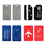Muka Personalized Custom Aluminum Metal Luggage Tags & Bag Tag Stainless Steel Loop for Laser Engrave