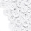 Aspire 1000 Pieces White Resin Buttons Round 15mm, Flatback 4 Holes for Tailor Sewing Craft