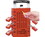 NMC 503R Latch Tight Lock Box - Red, METAL, 4.3" x 7", Price/each