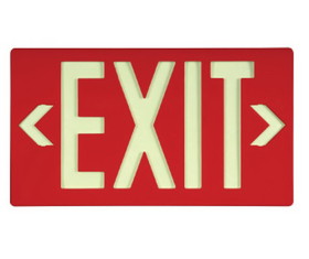 NMC 7050B Red Exit Sign