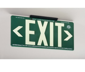NMC 7080B 100Ft Green Exit Sign