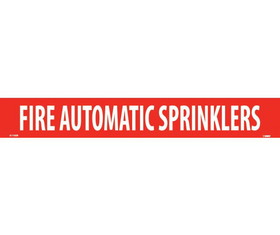 NMC 1105 Fire Automatic Sprinklers Pressure Sensitive