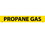 NMC 1" X 9" Vinyl Safety Identification Sign, Propane Gas, 1X9 3/4", Price/25/ package
