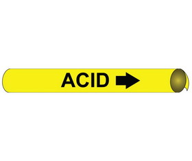 NMC 4001 Acid Precoiled/Strap-On Pipe Marker