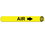 NMC Safety Identification Sign, Air B/Y, Price/each