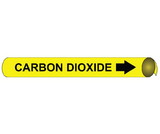 NMC 4011 Carbon Dioxide Precoiled/Strap-On Pipe Marker