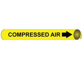 NMC 4023 Compressed Air Precoiled/Strap-On Pipe Marker