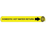 NMC 4037 Domestic Cold Water Supply Precoiled/Strap-On Pipe Marker