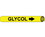 NMC Safety Identification Sign, Glycol B/Y, Price/each