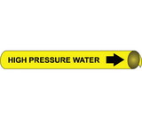 NMC 4060 High Pressure Water Precoiled/Strap-On Pipe Marker