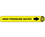 NMC Safety Identification Sign, High Pressure Water B//Y, Price/each
