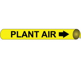 NMC 4081 Plant Air Precoiled/Strap-On Pipe Marker
