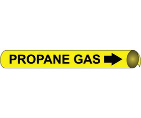 NMC 4086 Propane Gas Precoiled/Strap-On Pipe Marker