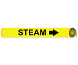 NMC 4097 Steam Precoiled/Strap-On Pipe Marker