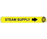 NMC 4099 Steam Supply Precoiled/Strap-On Pipe Marker