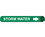 NMC Safety Identification Sign, Storm Water W/G, Price/each