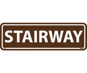 NMC AS65 Stairway Architectural Sign, ACRYLIC .118, 3.5" x 11"